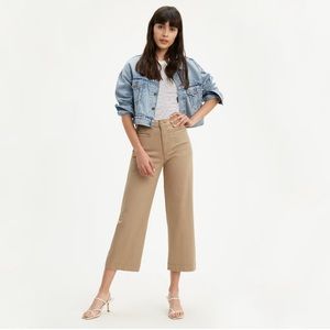 Women’s Levi’s Ribcage Wide Leg Cropped Pants Size 26 x 26